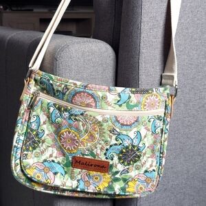 Malirona Canvas Floral Crossbody Bag